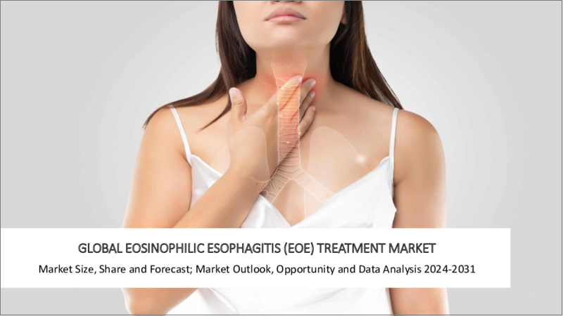 表紙：好酸球性食道炎（EoE）治療の世界市場-2023年～2030年
