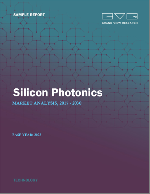 表紙：シリコンフォトニクスの市場規模、シェア、動向分析レポート：コンポーネント別、製品別、用途別、地域別、セグメント予測、2023-2030年