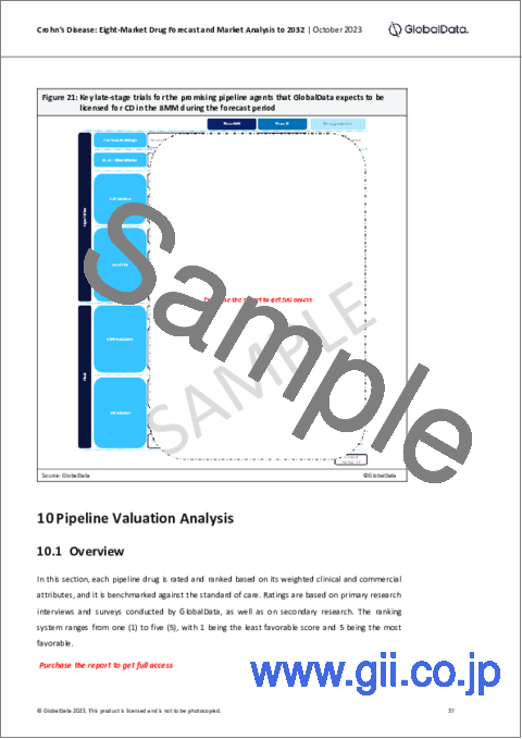 サンプル2：クローン病の主要市場、疾患管理、疫学、パイプライン評価、アンメットニーズ、2032年までの薬剤予測