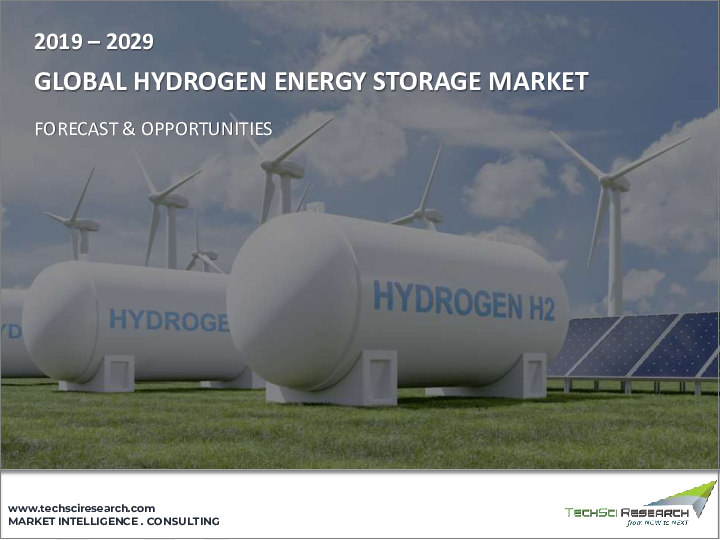 表紙：水素エネルギー貯蔵の世界市場 - 世界の産業規模、シェア、動向、機会、予測、2018年～2028年、製品タイプ別、用途別、エンドユーザー別、地域別、競合別