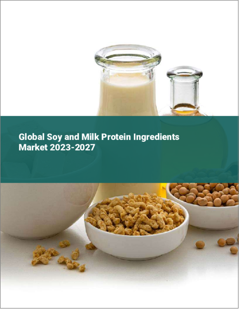 表紙：大豆・乳タンパク質成分の世界市場 2023-2027