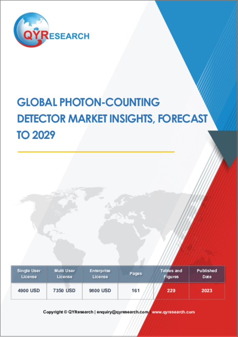 表紙：フォトンカウンティング検出器の世界市場：～2029年