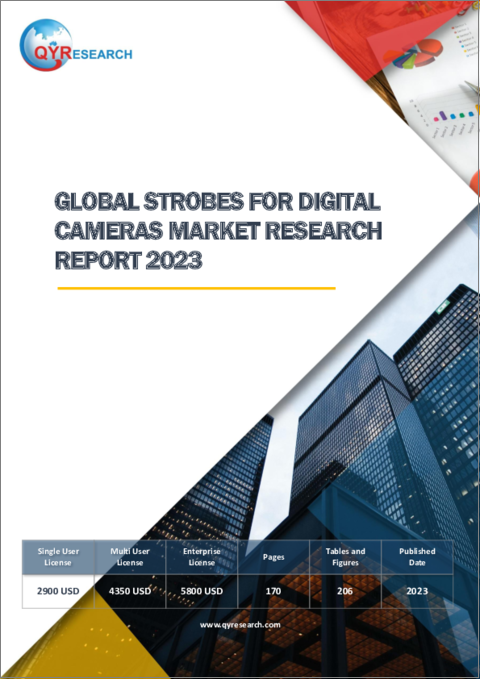 表紙：デジタルカメラ用ストロボの世界市場：2023年