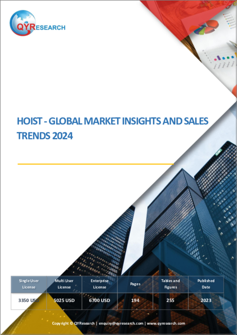 表紙：ホイスト：世界市場の分析・販売動向 (2024年)