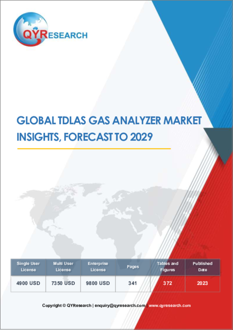 表紙：TDLASガスアナライザーの世界市場：～2029年