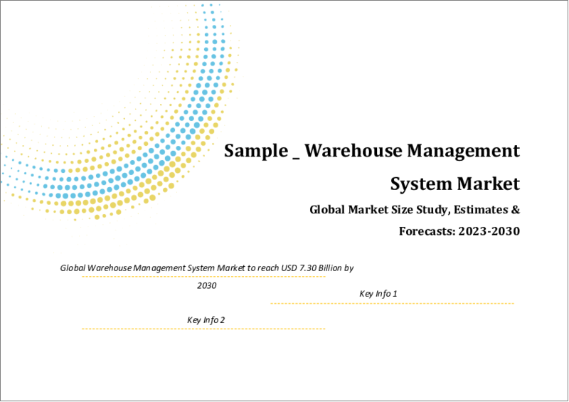 表紙：倉庫管理システムの世界市場、規模調査・予測、展開別、タイプ別、産業別、地域別分析、2023～2030年