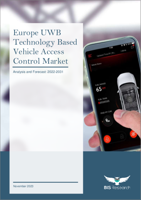 表紙：欧州のUWB技術ベースの車両アクセス制御市場の分析・予測：2022-2031年