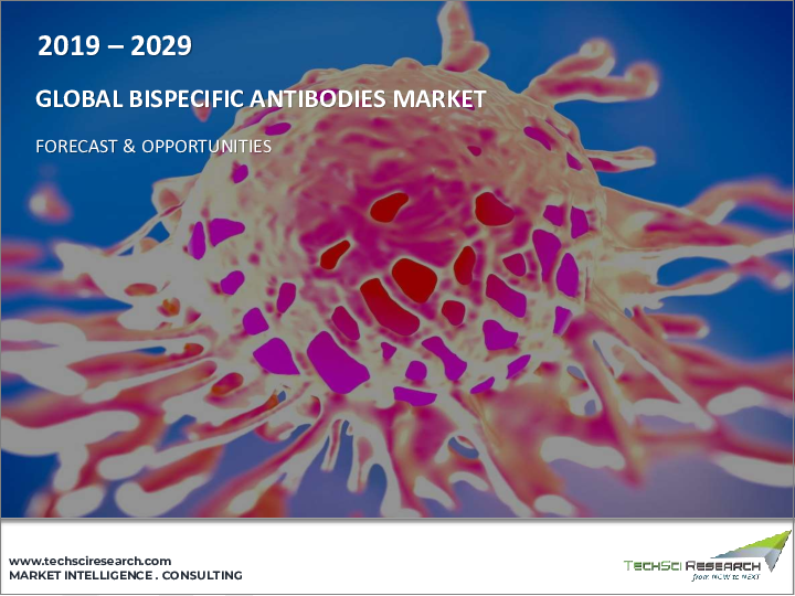 表紙：二重特異性抗体市場- 世界の産業規模、シェア、動向、市場機会、予測、2018年-2028年、適応症別、地域別