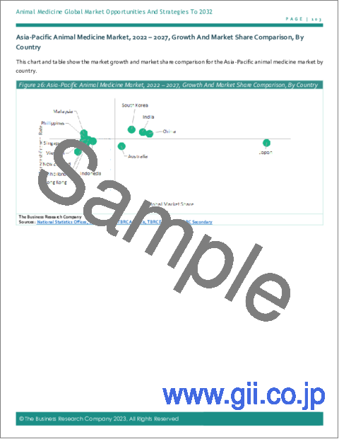 サンプル2：動物用医薬品の世界市場機会と2032年までの戦略
