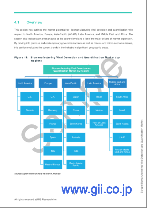 サンプル2：欧州のバイオ製造ウイルス検出および定量化市場： 分析と予測（2023年～2032年）
