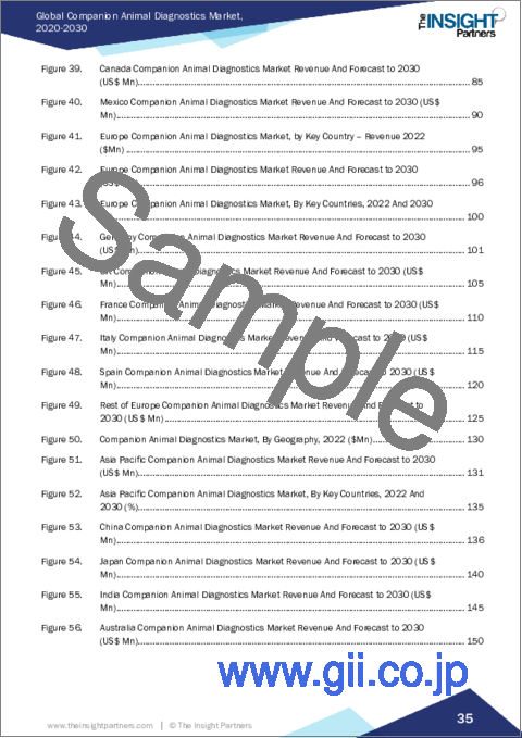 サンプル1：コンパニオンアニマル診断市場規模および予測、世界および地域シェア、動向、成長機会分析レポート対象範囲：技術別、製品別、用途別、コンパニオンアニマルタイプ別、エンドユーザー別、地域別