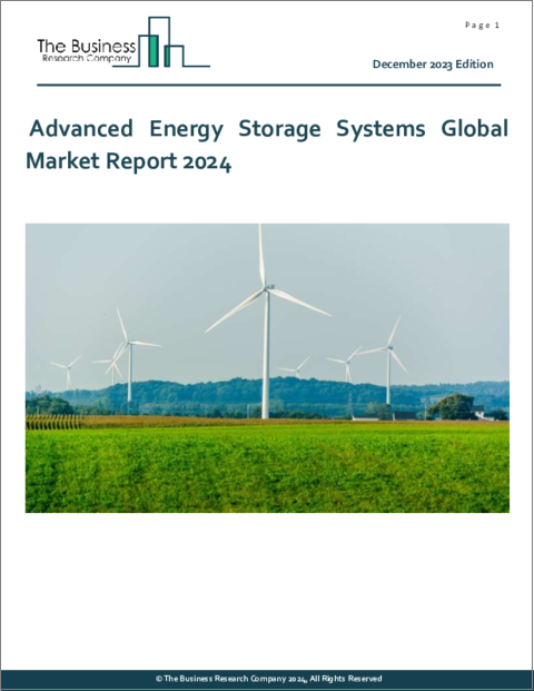 表紙：先進エネルギー貯蔵システムの世界市場レポート 2024年