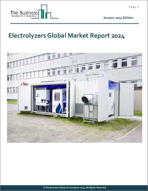 表紙：電解槽の世界市場レポート 2024年