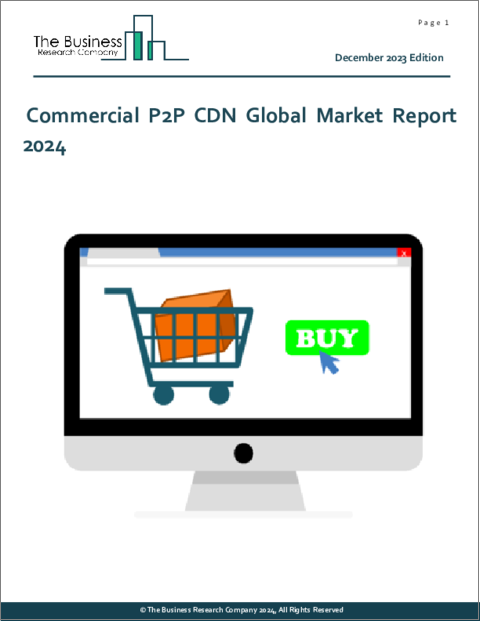 表紙：商用P2P CDNの世界市場レポート 2024年