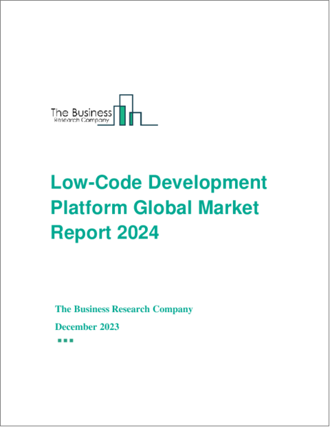 表紙：ローコード開発プラットフォームの世界市場レポート 2024年