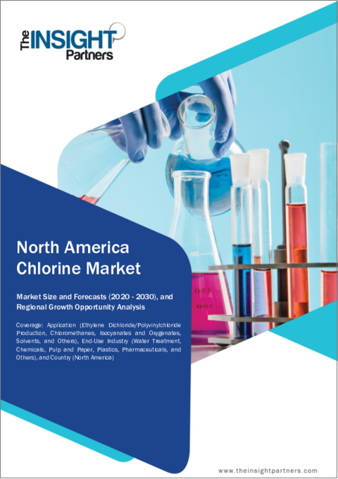 表紙：塩素の北米市場の2030年予測：地域別分析- 用途・最終産業別