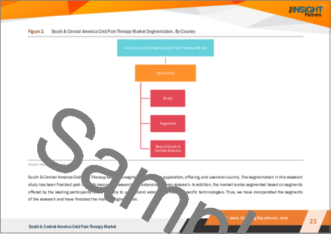 サンプル1：中南米の冷痛療法市場の2028年までの予測- 地域別分析：用途別、製品別、エンドユーザー別