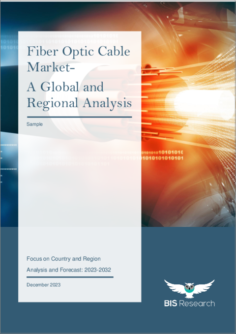 表紙：光ファイバーケーブルの世界市場：国・地域別の分析・予測 (2023-2032年)