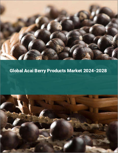 表紙：アサイベリー製品の世界市場 2024-2028