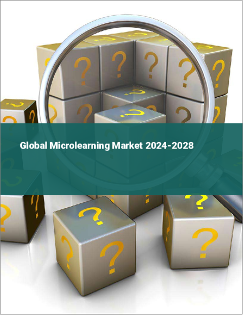 表紙：マイクロラーニングの世界市場 2024-2028
