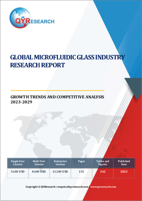 表紙：マイクロ流体ガラスの世界市場、成長動向、競合分析（2023年～2029年）