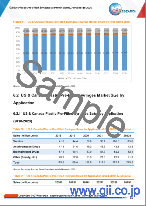 サンプル2：プラスチック製プレフィルドシリンジの世界市場：考察と予測 (～2029年)