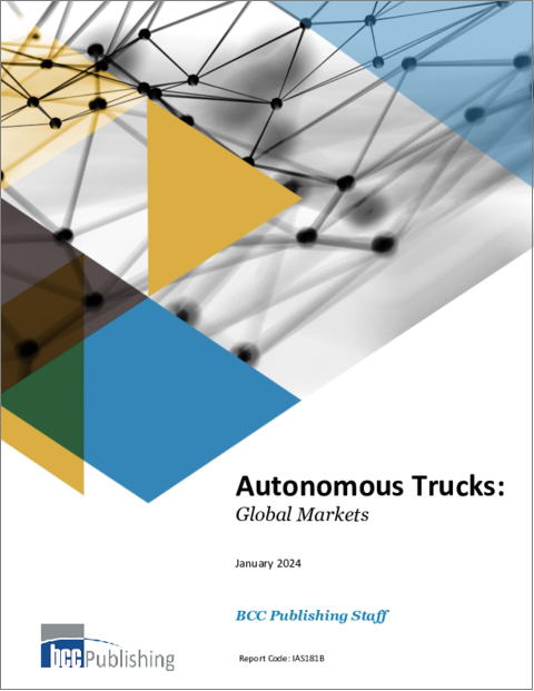 表紙：自動運転トラックの世界市場