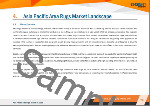 サンプル2：アジア太平洋のエリアラグ市場の2028年までの予測- 地域別分析：タイプ別、最終用途別