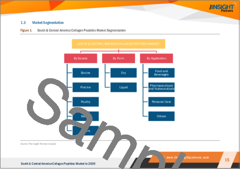 サンプル1：中南米のコラーゲンペプチド市場の2030年までの予測：地域別分析 - 原料、形態、用途別