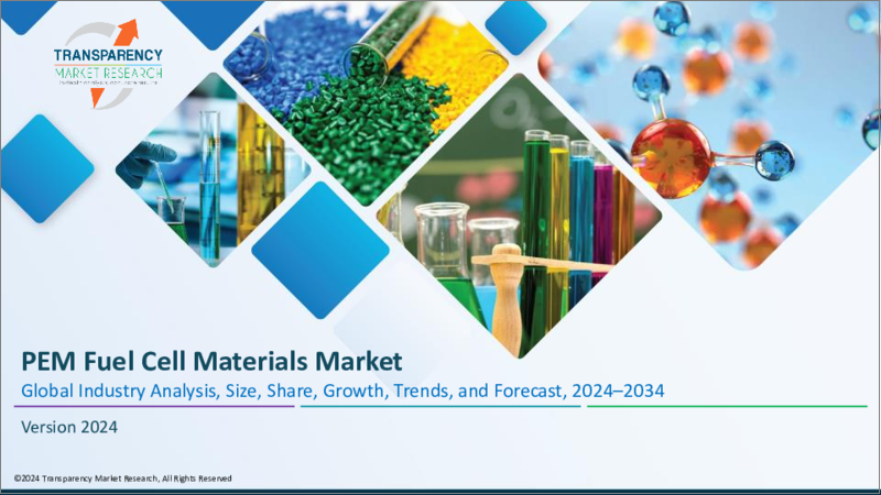 表紙：PEM燃料電池材料市場：世界の産業分析、規模、シェア、成長、動向、および予測、2023年～2031年