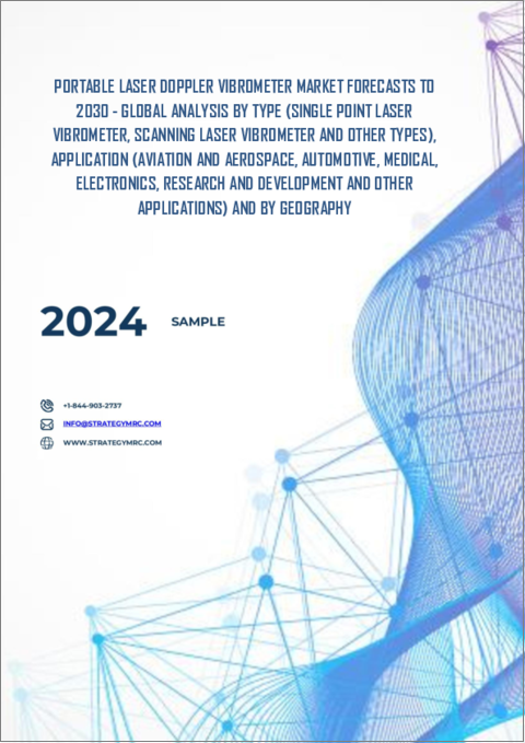 表紙：ポータブルレーザードップラ振動計の2030年までの市場予測：タイプ、コンポーネント、用途、地域別の世界分析