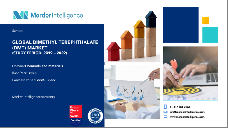 表紙：テレフタル酸ジメチル（DMT）：市場シェア分析、産業動向と統計、2024～2029年の成長予測