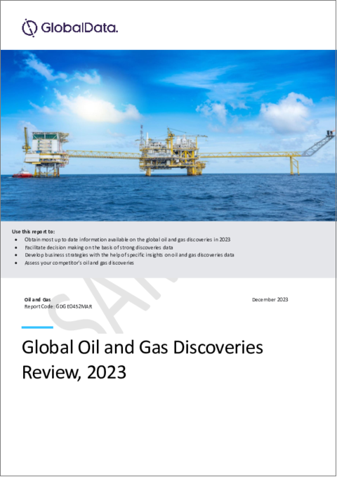 表紙：世界の石油・ガス発見のレビュー（2023年）