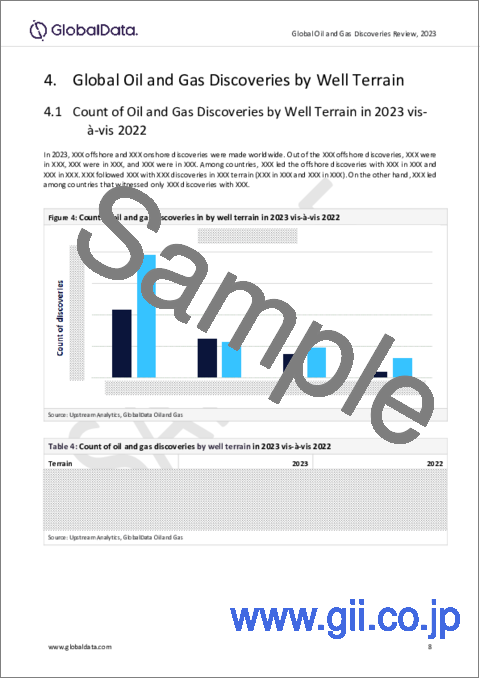 サンプル2：世界の石油・ガス発見のレビュー（2023年）