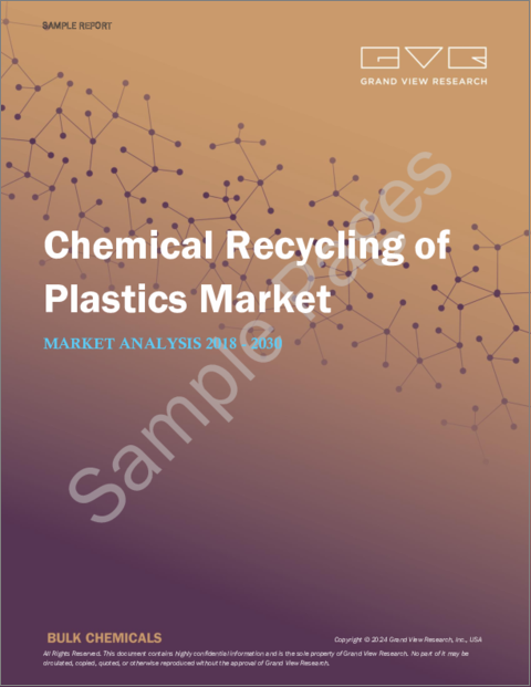 表紙：プラスチックケミカルリサイクル市場規模、シェア、動向分析レポート：製品タイプ別、最終用途別、地域別、セグメント別予測、2024年～2030年