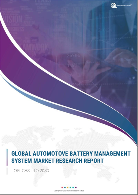 表紙：自動車用バッテリーマネジメントシステム（BMS）の世界市場、予測（～2030年）