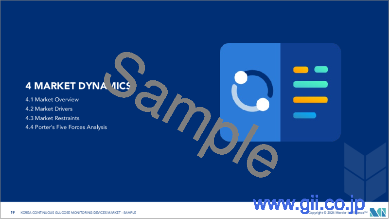 サンプル2：韓国の持続グルコースモニタリング機器：市場シェア分析、産業動向＆統計、2024～2029年成長予測