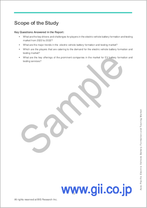 サンプル1:アジア太平洋の電気自動車用電池の形成と試験市場:分析と予測(2023年~2032年)