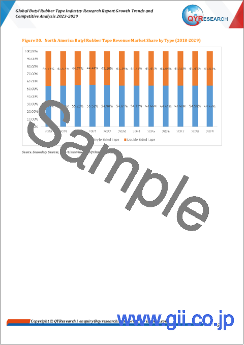 サンプル2：ブチルゴムテープの世界市場：業界調査レポート - 成長動向と競合分析（2023年～2029年）