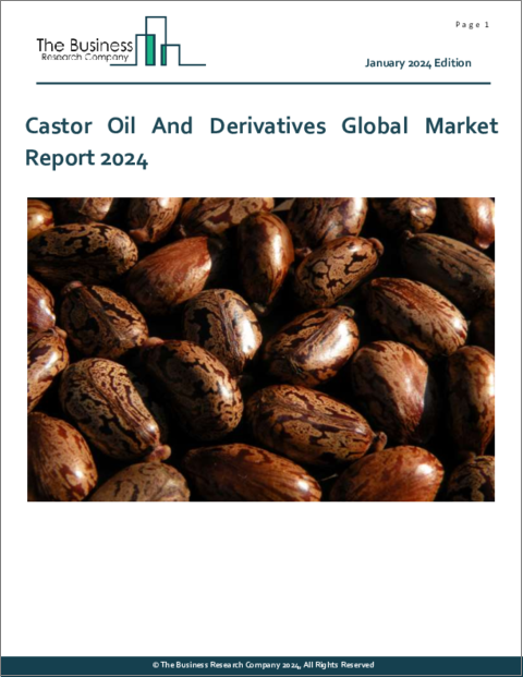 表紙：ヒマシ油およびヒマシ油誘導体の世界市場レポート 2024年