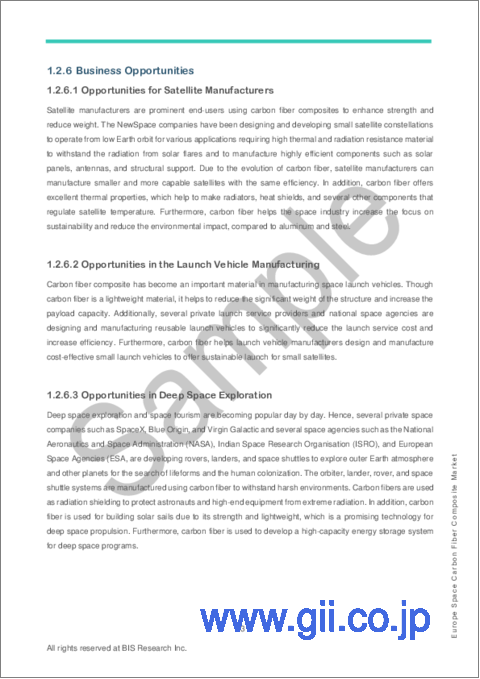 サンプル2：欧州の宇宙用炭素繊維複合材料市場：分析・予測 (2023-2033年)