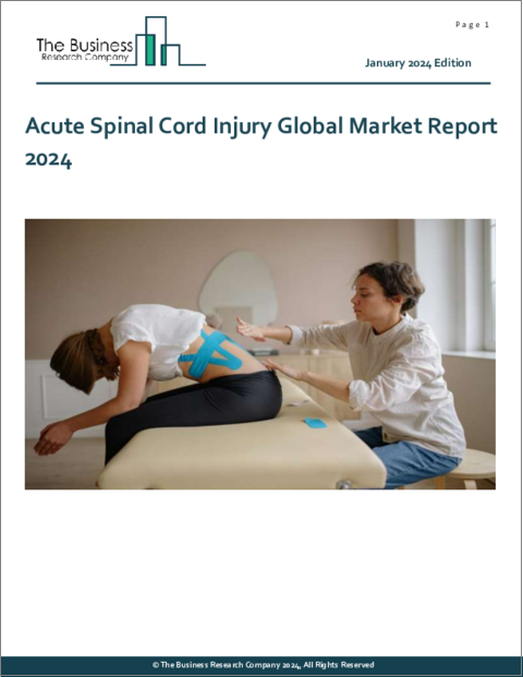 表紙：急性脊髄損傷の世界市場レポート 2024年