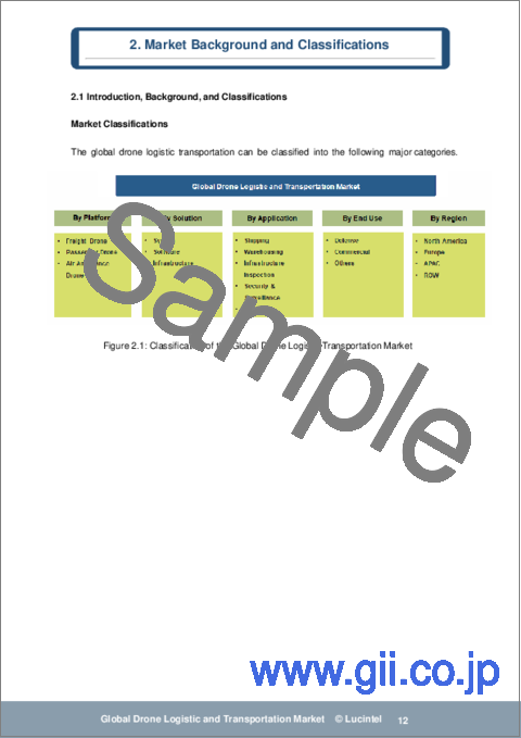 サンプル1：ドローン物流・輸送市場レポート：2030年までの動向、予測、競合分析