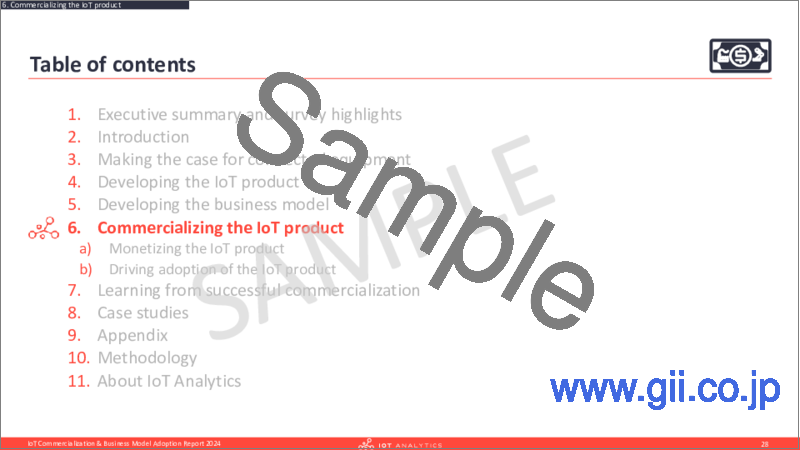 サンプル1：IoTの商業化&ビジネスモデル導入：2024年