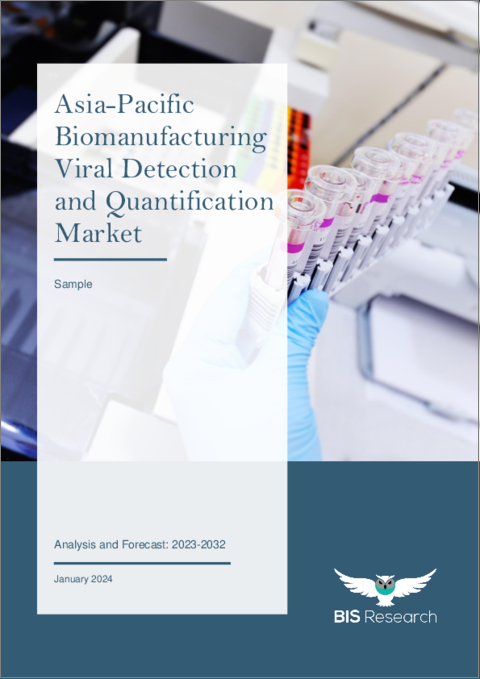 表紙：アジア太平洋地域のバイオ製造におけるウイルス検出および定量化市場：分析・予測 (2023-2032年)