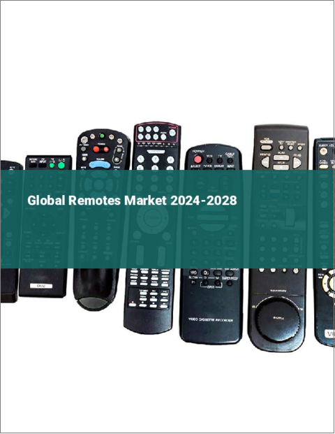 表紙：リモコンの世界市場 2024-2028