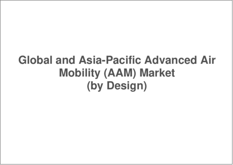 サンプル2：世界およびアジア太平洋の次世代空モビリティ（AAM）市場：設計別、プラットフォーム開発別、航続距離別、エネルギー源別、コンポーネント別、国別：分析と予測（2023年～2035年）