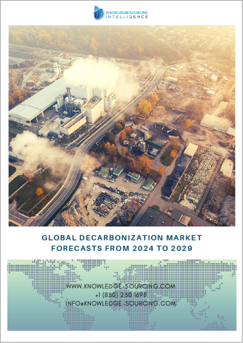 表紙：脱炭素化の世界市場：予測（2024年～2029年）