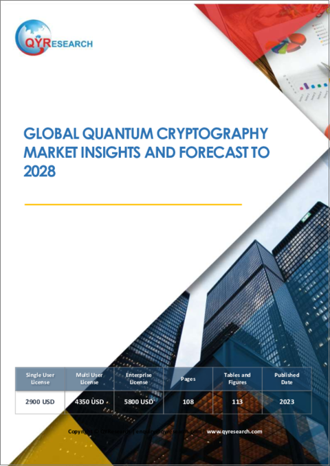 表紙：量子暗号の世界市場：考察・予測 (～2028年)