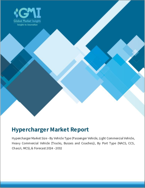 表紙：ハイパーチャージャーの市場規模：車両タイプ別、ポートタイプ別、2024～2032年予測